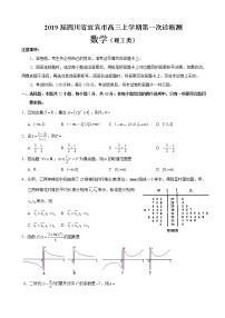 2019年四川省宜宾市高三一模数学（理）试卷及答案