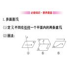 高中数学人教A版必修2第2章　点、直线、平面之间的位置关系 2.1.2 空间中直线与直线之间的位置关系课件