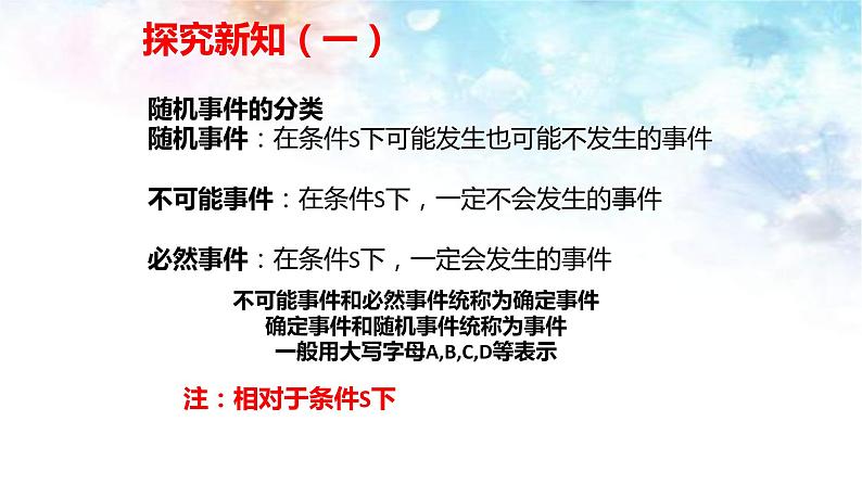 人教版高中数学必修三3.1.1-随机事件的概率(共21张PPT)课件PPT第4页