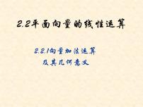 人教版新课标A2.2 平面向量的线性运算说课课件ppt