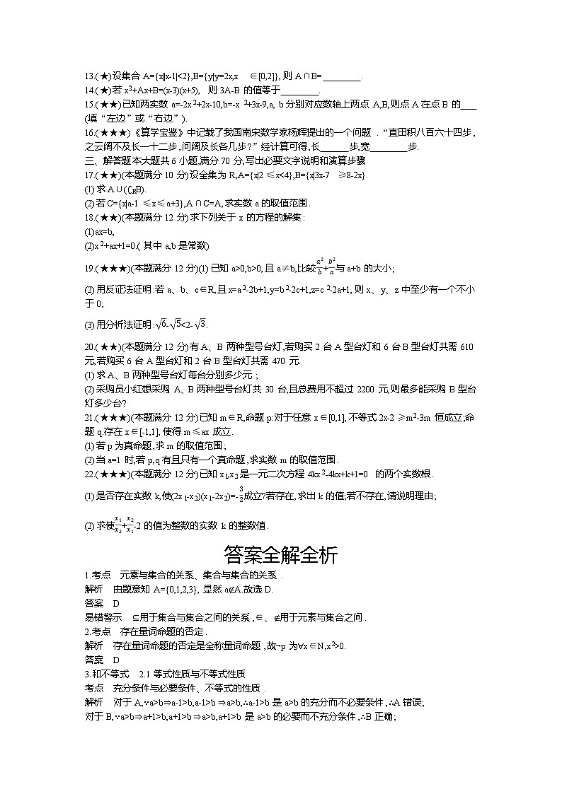 1、【全国百强校】山东省寿光现代中学2019-2020学年高一上学期10月月考数学试题（学生版）02