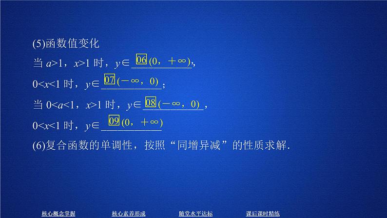 2020-2021学年高中数学新人教A版必修第一册 4.4.2  第2课时 对数函数性质的应用 课件（35张）05
