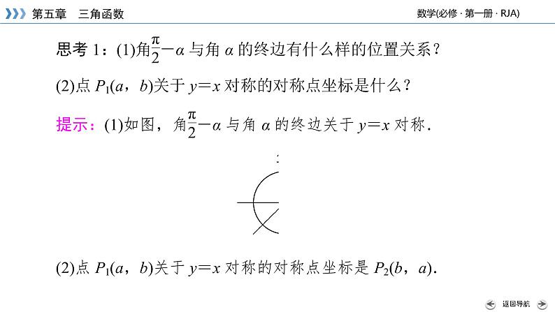2020-2021学年高中数学新人教A版必修第一册 5.3 第2课时 诱导公式(二) 课件（39张）第6页