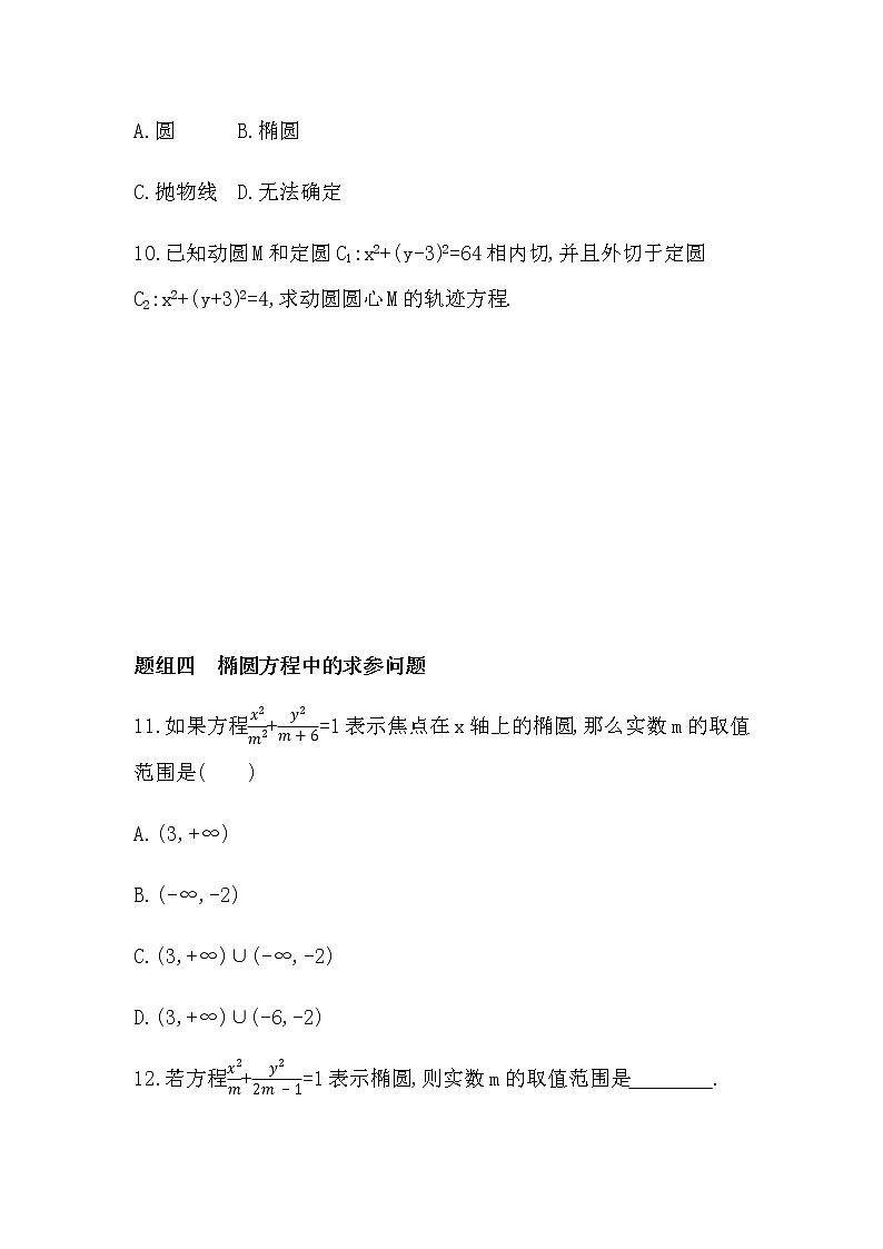 2.2.1　椭圆及其标准方程练习题03