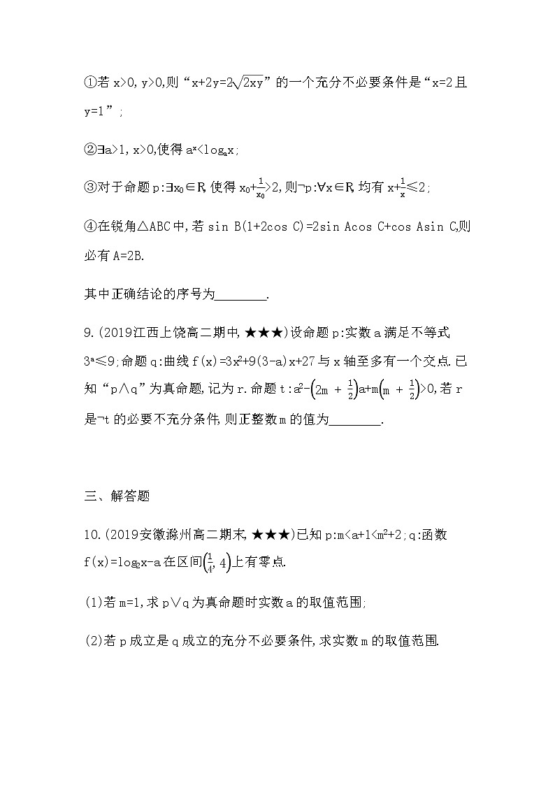 专题强化练1　简易逻辑的综合问题03