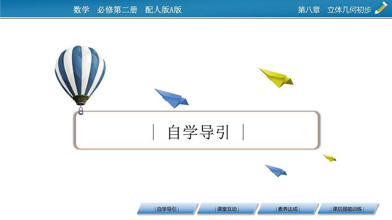 2020-2021学年高中数学新人教A版必修第二册 8.5.1、8.5.2 直线与直线平行　直线与平面平行 课件（48张）第3页