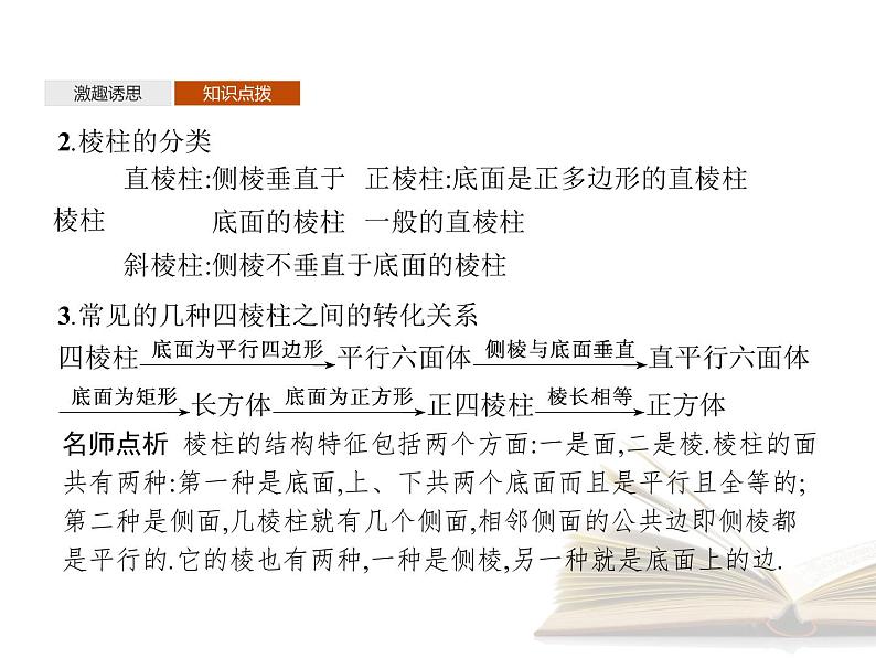 2021年高中数学新人教A版必修第二册　8.1第1课时棱柱棱锥棱台的结构特征　课件08