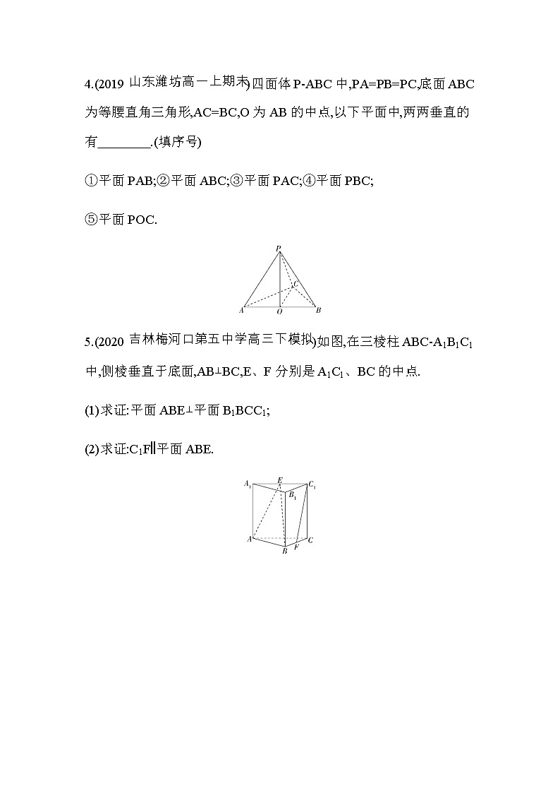 8.6.3  平面与平面垂直练习题02
