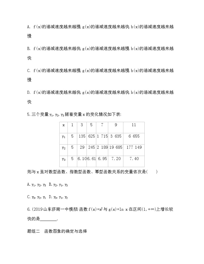 §4   指数函数、幂函数、对数函数增长的比较  §5   信息技术支持的函数研究练习题02
