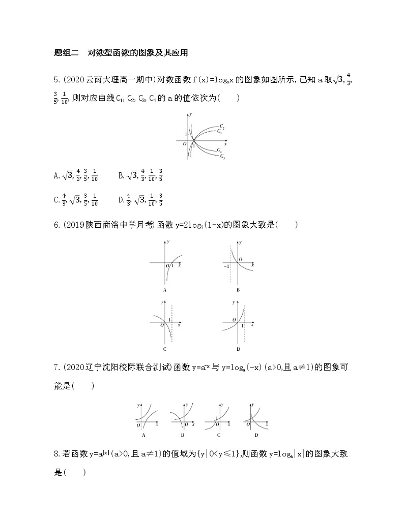 3.3　对数函数y=logax的图象和性质练习题02