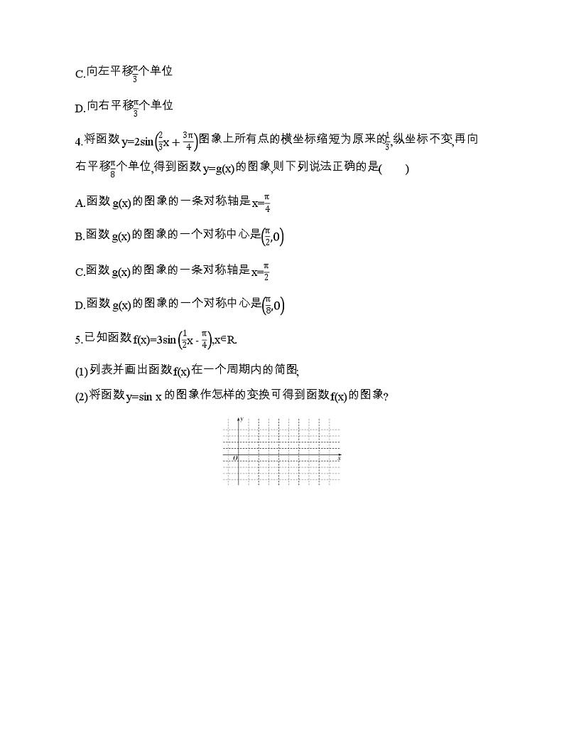 § 6　函数y=Asin(ωx+φ)的性质与图象练习题02