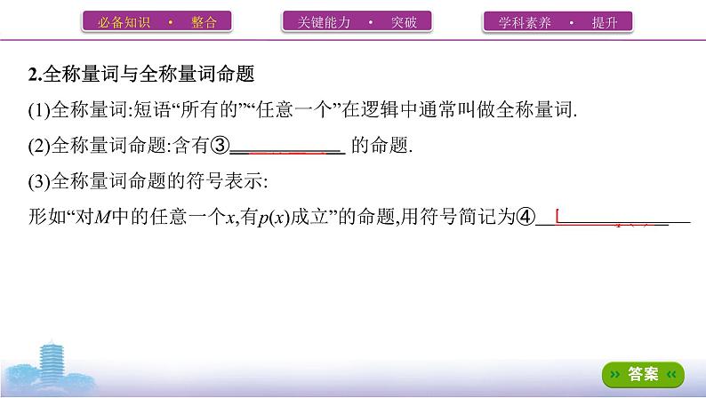 第二节　充分条件与必要条件,全称量词与存在量词课件PPT05