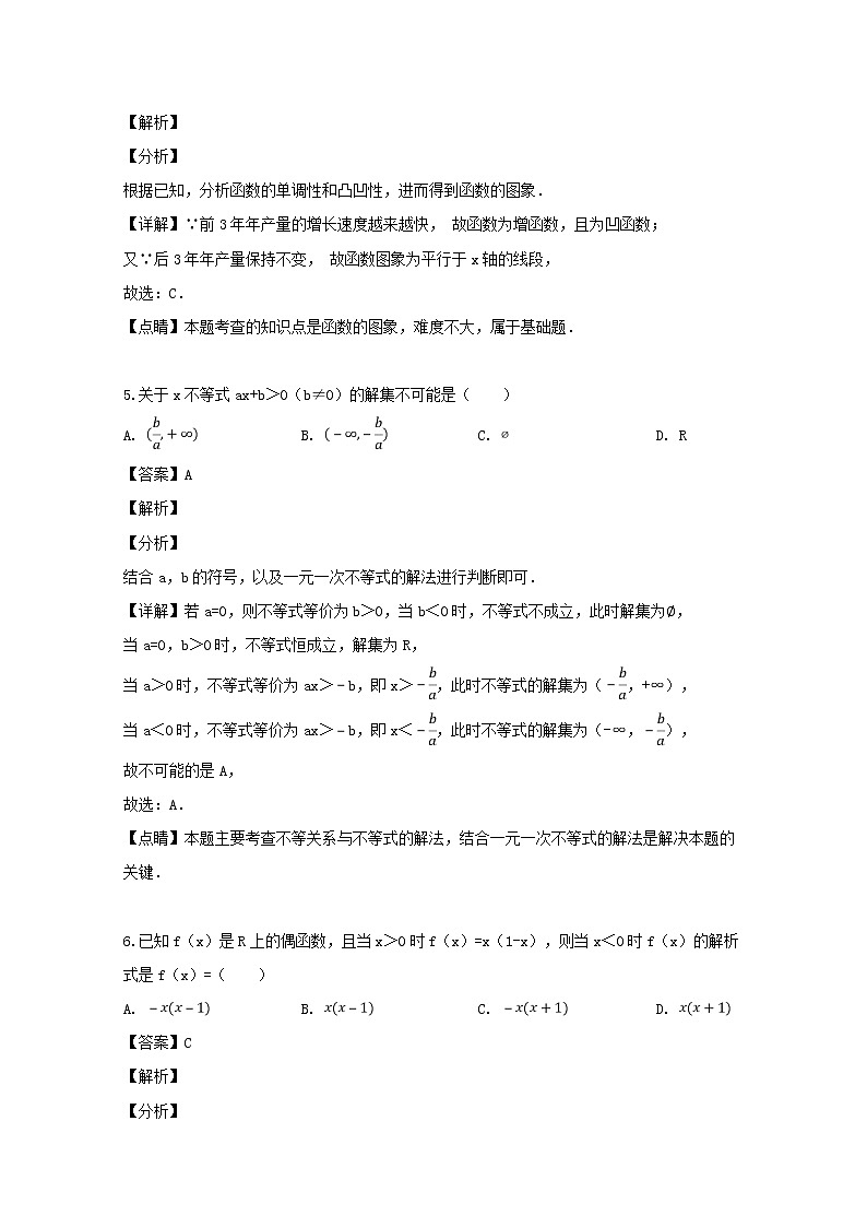 四川省成都石室中学2018_2019学年高一数学10月月考试题含解析第3页
