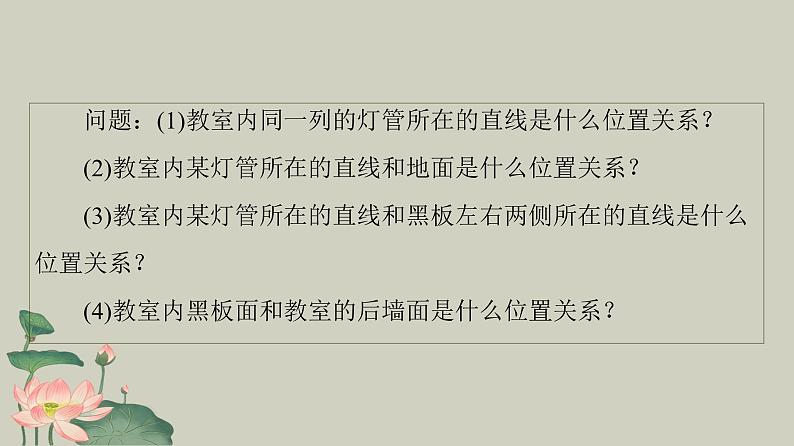 人教新课标A版（2019)必修2-8.4.2空间点直线平面之间的位置关系课件06