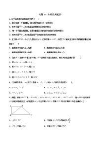 专题13   立体几何初步【多选题】（原卷版）+解析版