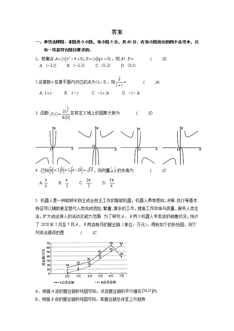 江苏省如皋中学2022届高三上学期10月第一次阶段考试数学参考答案练习题第1页