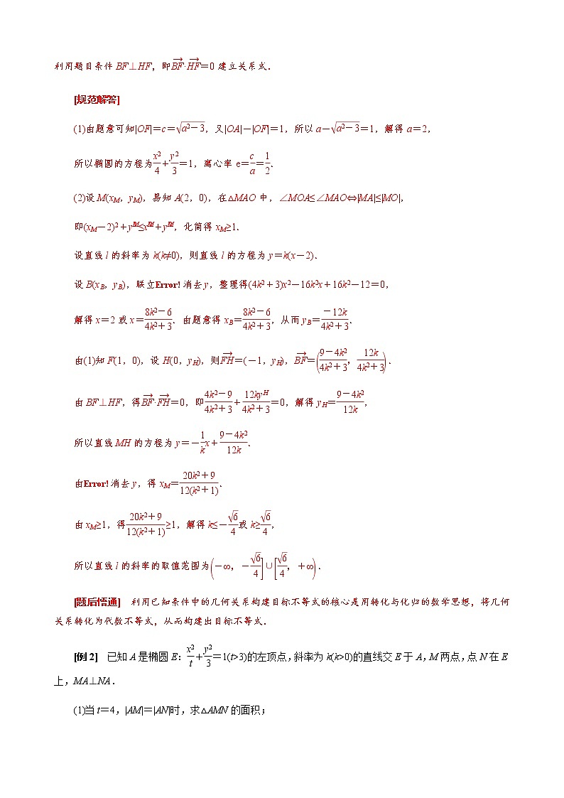 专题22  斜率型取值范围模型(原卷版)第2页