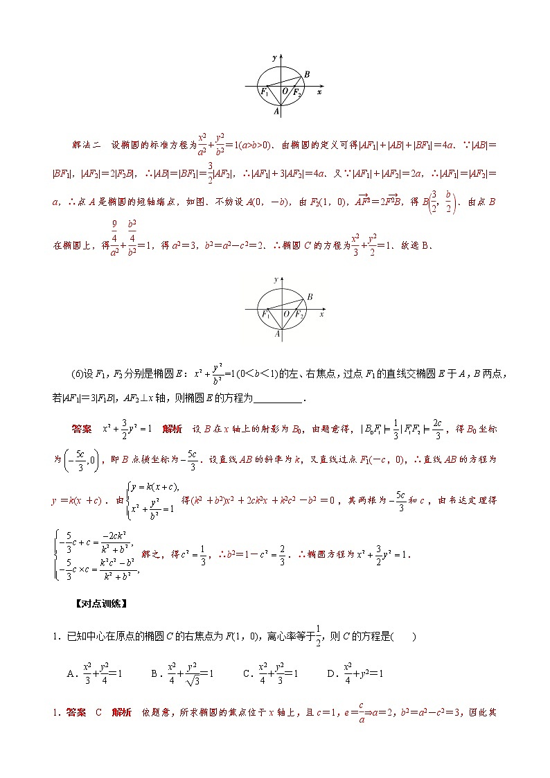 专题13 椭圆(抛物线)的标准方程模型(解析版)03