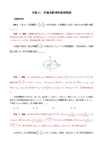 专题11 代数法解决的最值模型(解析版)