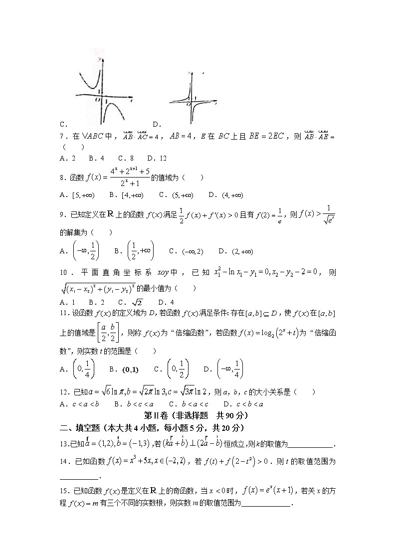 2022届江西省赣州市十六县（市）十七校高三上学期期中联考数学（理）试题（word版含有答案）02