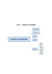 【2022版】专题23数列通项公式的求解策略-高三数学万能解题模板（原卷+解析版）