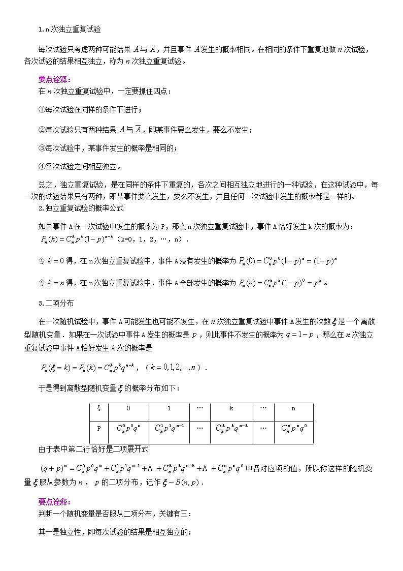 新课标高中数学必修三《《概率》全章节复习与巩固 （理） 练习03