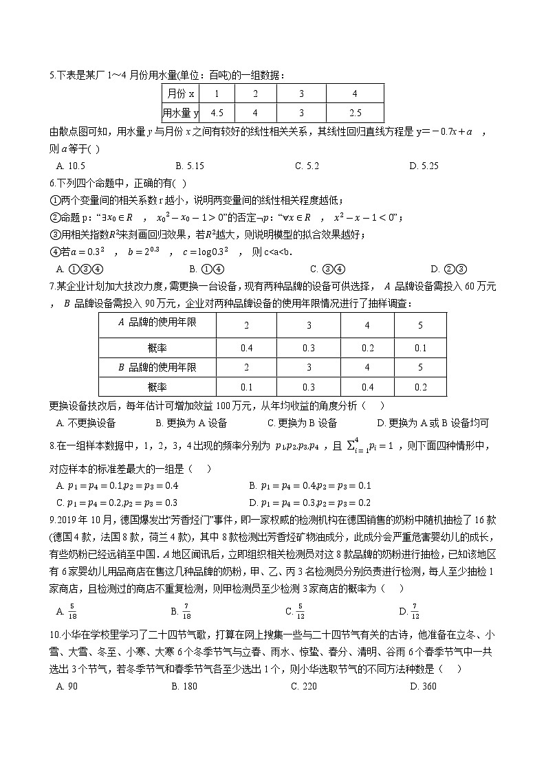 综合检测01-【新教材】2020-2021学年人教A版（2019）高中数学选择性必修第三册02