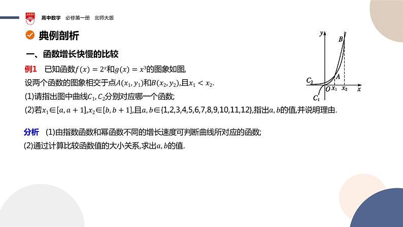 配套新教材-高中数学必修第一册-北师大版-第四章-§4  对数函数、幂函数、对数函数增长的比较课件PPT06