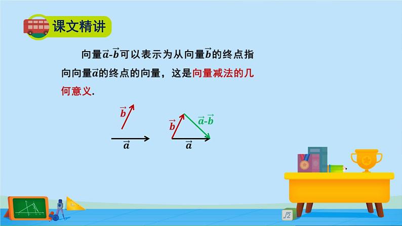 2.2.2向量的减法-高一数学同步精美课件（北师大版2019必修第二册）第8页