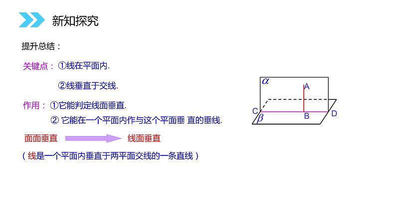 《平面与平面垂直的性质定理》人教版高中数学必修二PPT课件（第2.3.4课时）07