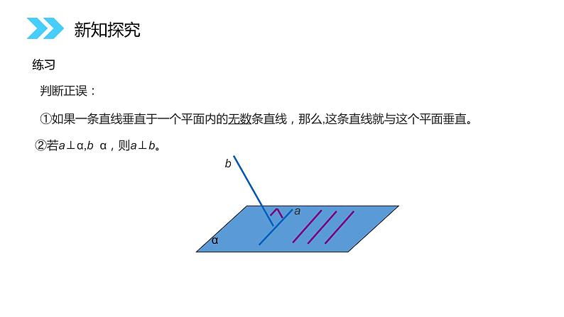 《直线与平面垂直的判定》人教版高中数学必修二PPT课件（第2.3.1课时）07