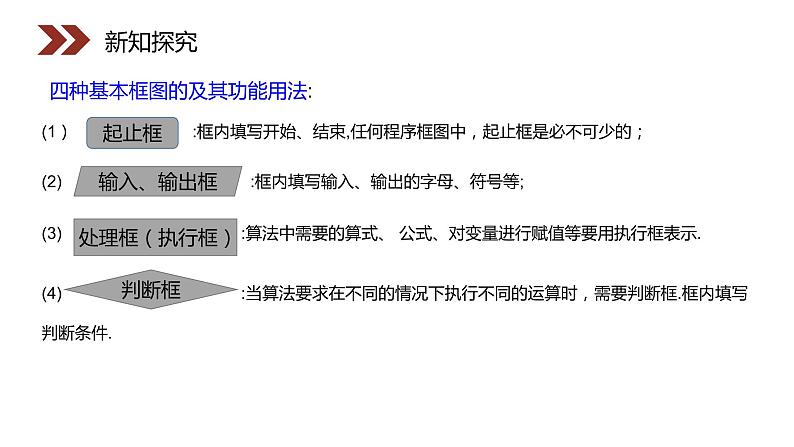 《程序框图与算法的基本逻辑结构》人教版高中数学必修三PPT课件（第1.1.2课时）第4页