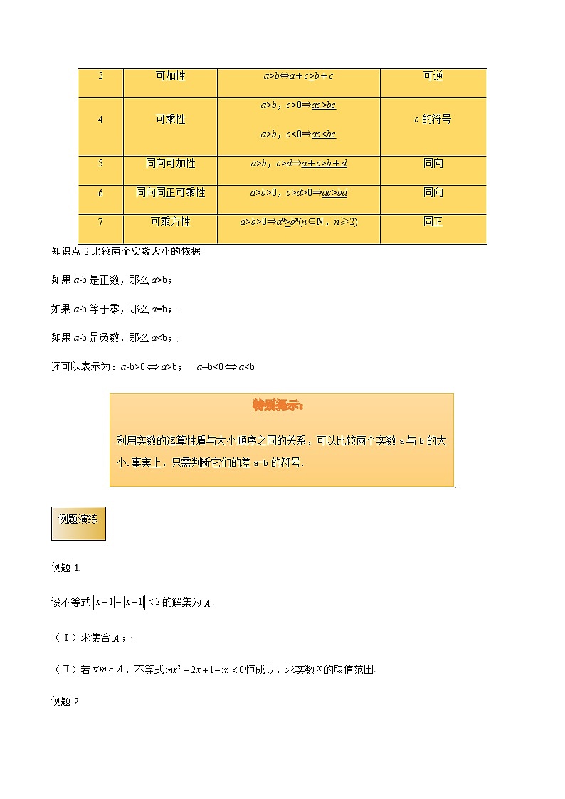 高考数学专项解题方法归纳探究（全国通用）模板19 不等式（原卷版）第2页