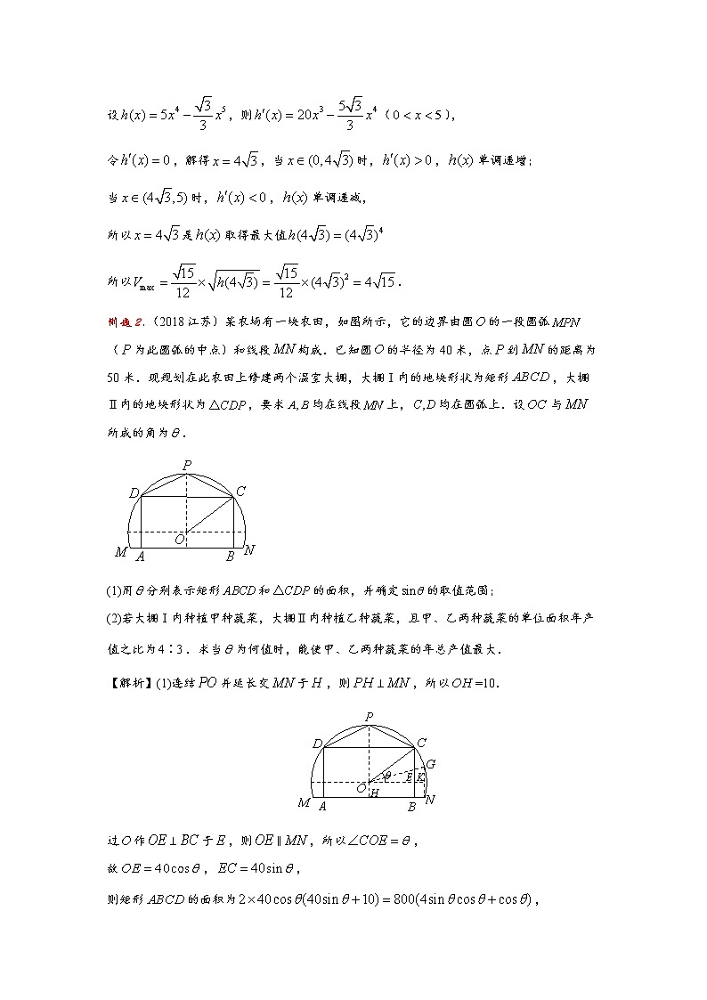 专题十二利用导数解决几何问题第2页