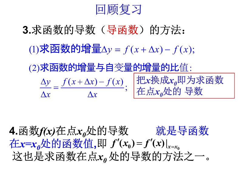 高中数学人教A版第一章1.2.2基本初等函数的导数公式及导数的运算法则 课件第3页