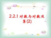 人教A版高中数学必修一第二章：2.2.1对数运算性质第2,3课时 课件