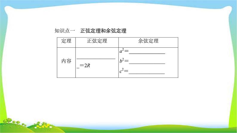 高考数学文科总复习3.6正弦定理和余弦定理课件PPT第5页