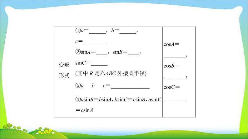 高考数学文科总复习3.6正弦定理和余弦定理课件PPT第6页