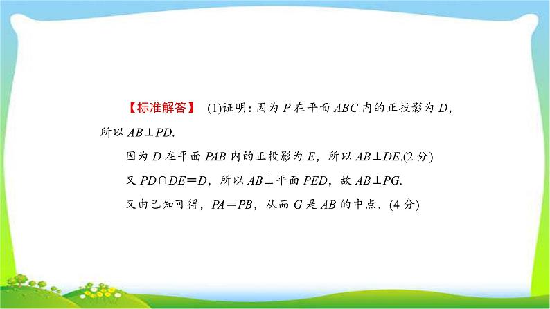 高考数学（文）复习专题四立体几何课件PPT第6页