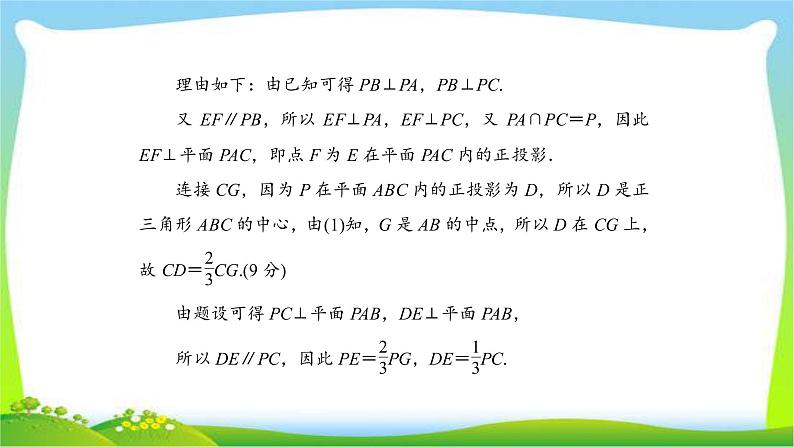 高考数学（文）复习专题四立体几何课件PPT第8页