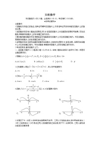湖北省武汉市2020届高三一模数学（文）试卷