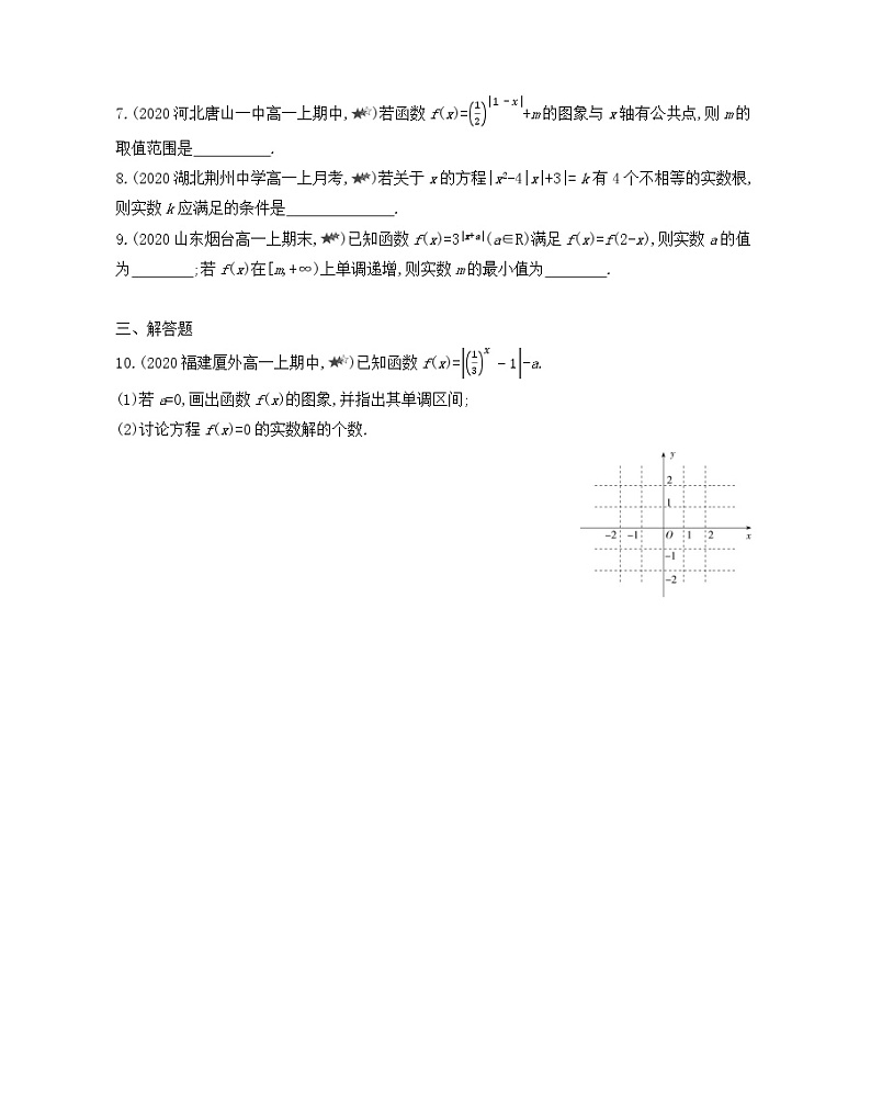 专题强化练4　变换作图及其应用练习2021-2022学年数学必修第一册人教A版2019（Word含解析）第2页
