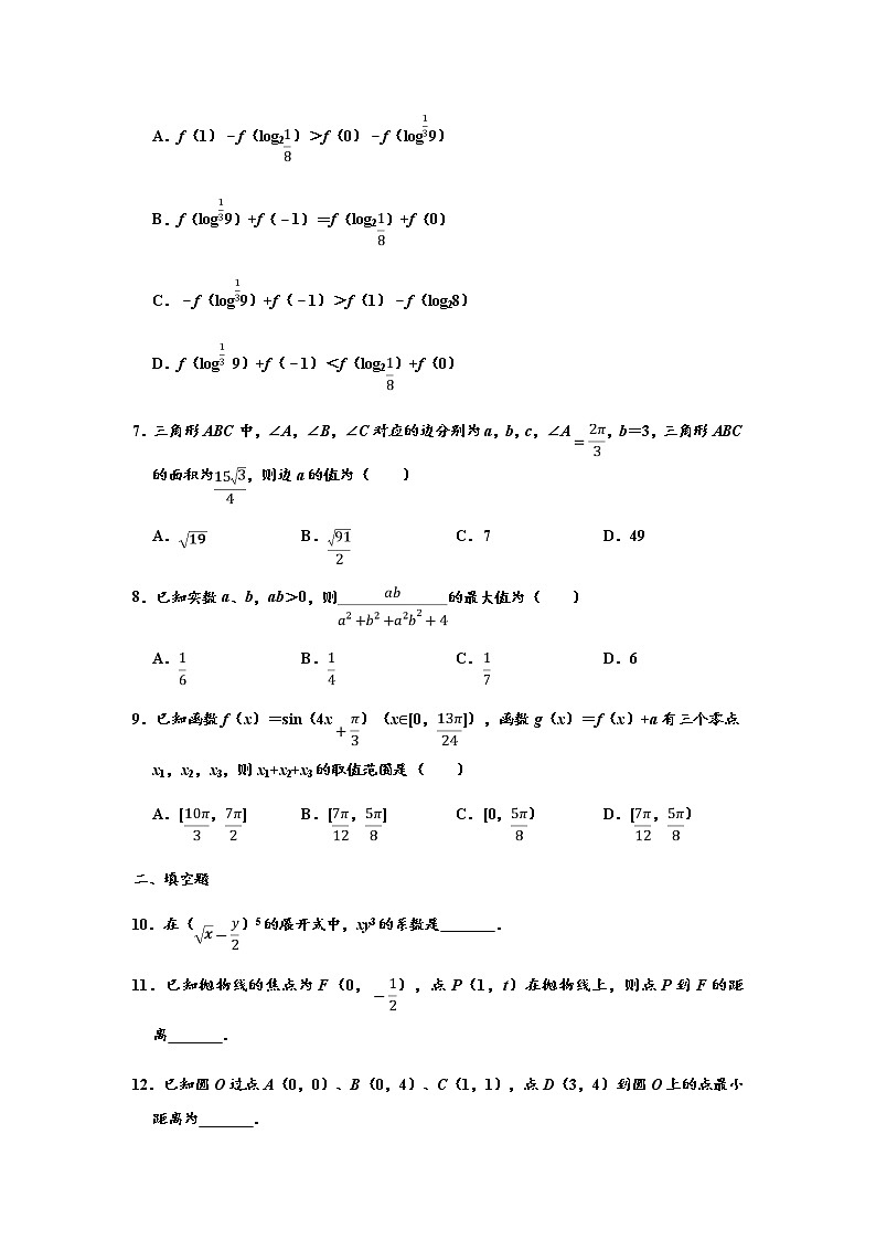 2020年天津市河东区高考数学一模试卷 （解析版）第2页