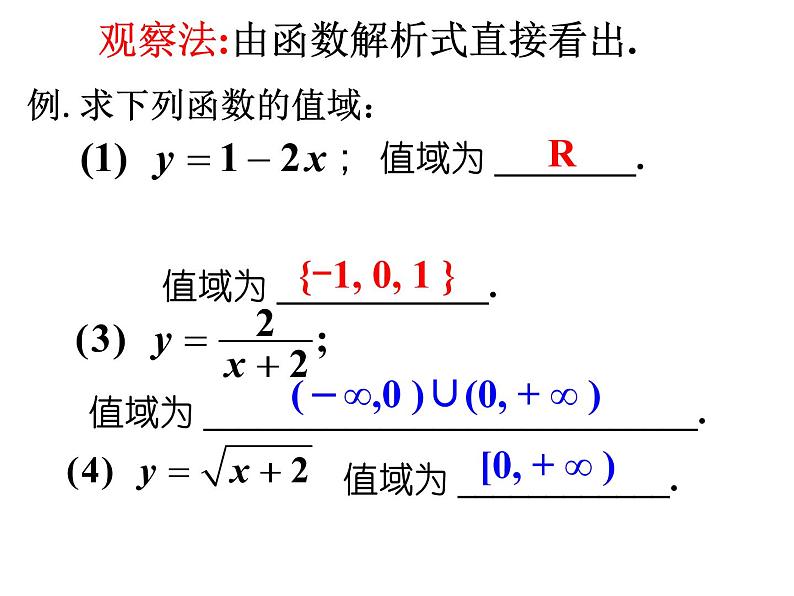 1.2.1函数的概念  求值域课件PPT第3页
