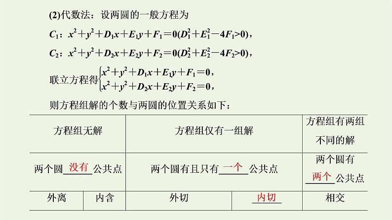 第二章 圆与方程  2.3 圆与圆的位置关系 课件06