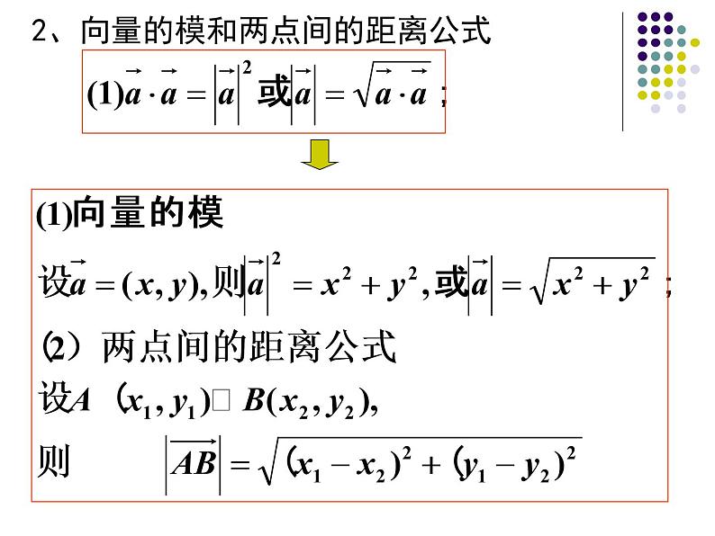 2.4.2--平面向量数量积的坐标表示、模、夹角课件PPT06
