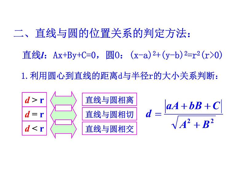 4.2.1 直线与圆的位置关系课件PPT第8页