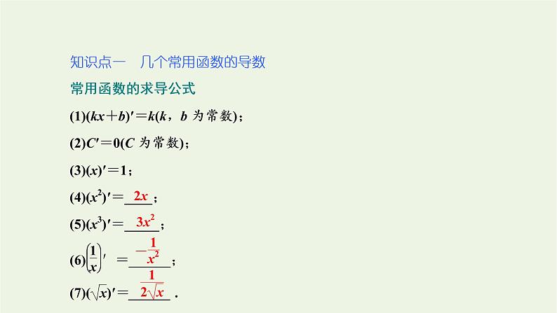 第五章导数及其应用2.1基本初等函数的导数课件第4页