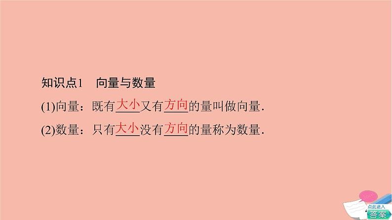 2021_2022学年新教材高中数学第6章平面向量及其应用6.1平面向量的概念课件新人教A版必修第二册第6页