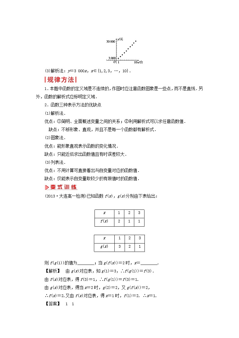 2021_2022高中数学第一章集合与函数概念2.2函数的表示法5教案新人教版必修103